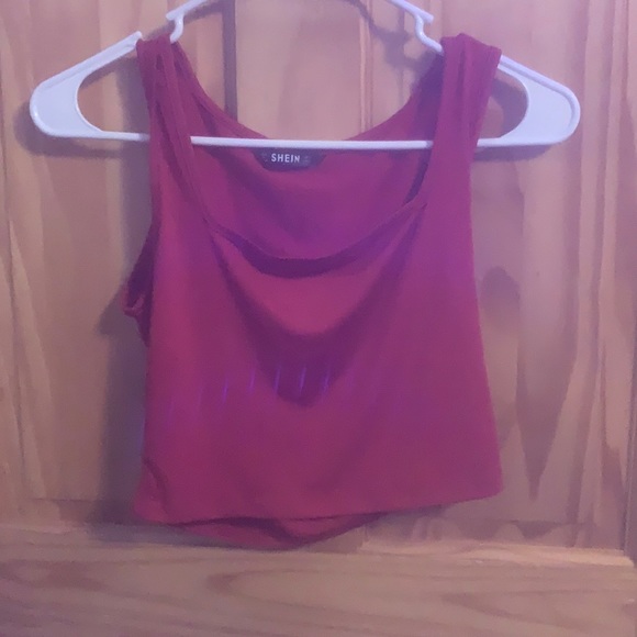 Red tank top square neck - Picture 1 of 1